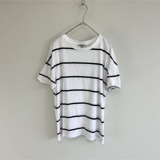 ザラ(ZARA)のザラTRF 半袖 シャツ ボーダー カットソー(Tシャツ(半袖/袖なし))