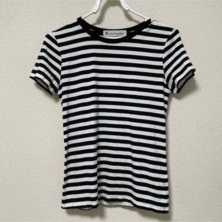 ナチュラルビューティーベーシック(NATURAL BEAUTY BASIC)のナチュラルビューティーベーシック　ボーダーTシャツ　Mサイズ(カットソー(半袖/袖なし))