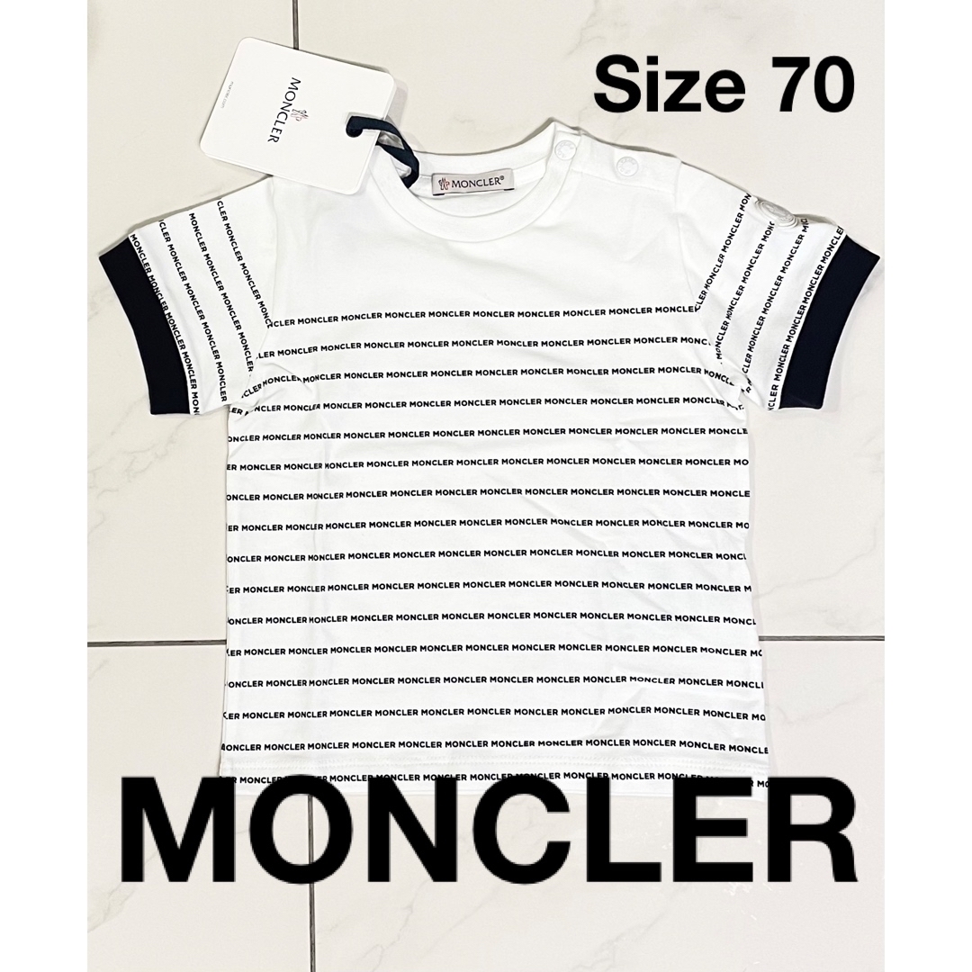 MONCLER(モンクレール)の新品☆モンクレール　ベビー　Tシャツ70 キッズ/ベビー/マタニティのベビー服(~85cm)(Ｔシャツ)の商品写真