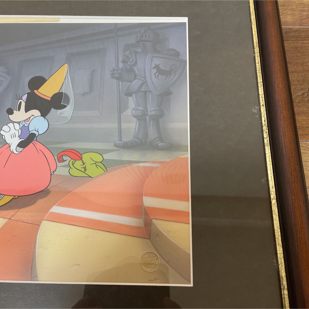 Disney(ディズニー)のディズニー アニメーション アート 398/500 ミッキーマウス ミニーマウス エンタメ/ホビーのアート用品(絵画額縁)の商品写真