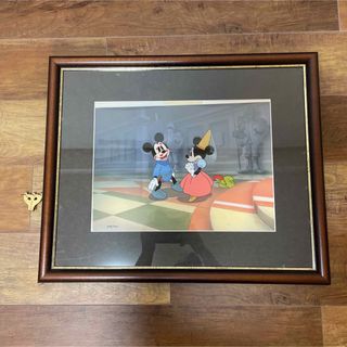 ディズニー(Disney)のディズニー アニメーション アート 398/500 ミッキーマウス ミニーマウス(絵画額縁)