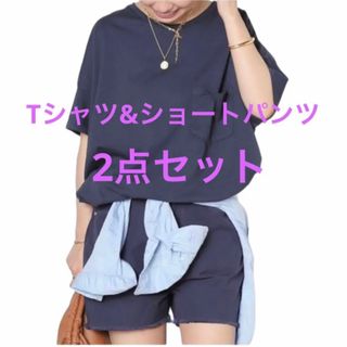 ドゥーズィエムクラス(DEUXIEME CLASSE)の【スカルゴーン】クルーネック Tシャツ【ヒアーズザグットニュース】ショートパンツ(Tシャツ/カットソー(半袖/袖なし))