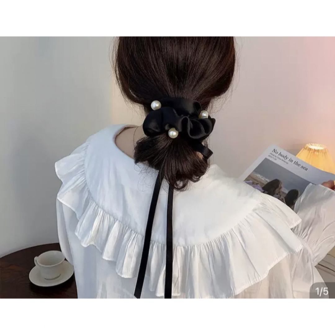 ヘアリング　ヘアアクセサリー　韓国　ヘアゴム　シュシュ　髪留め　 レディースのヘアアクセサリー(ヘアゴム/シュシュ)の商品写真