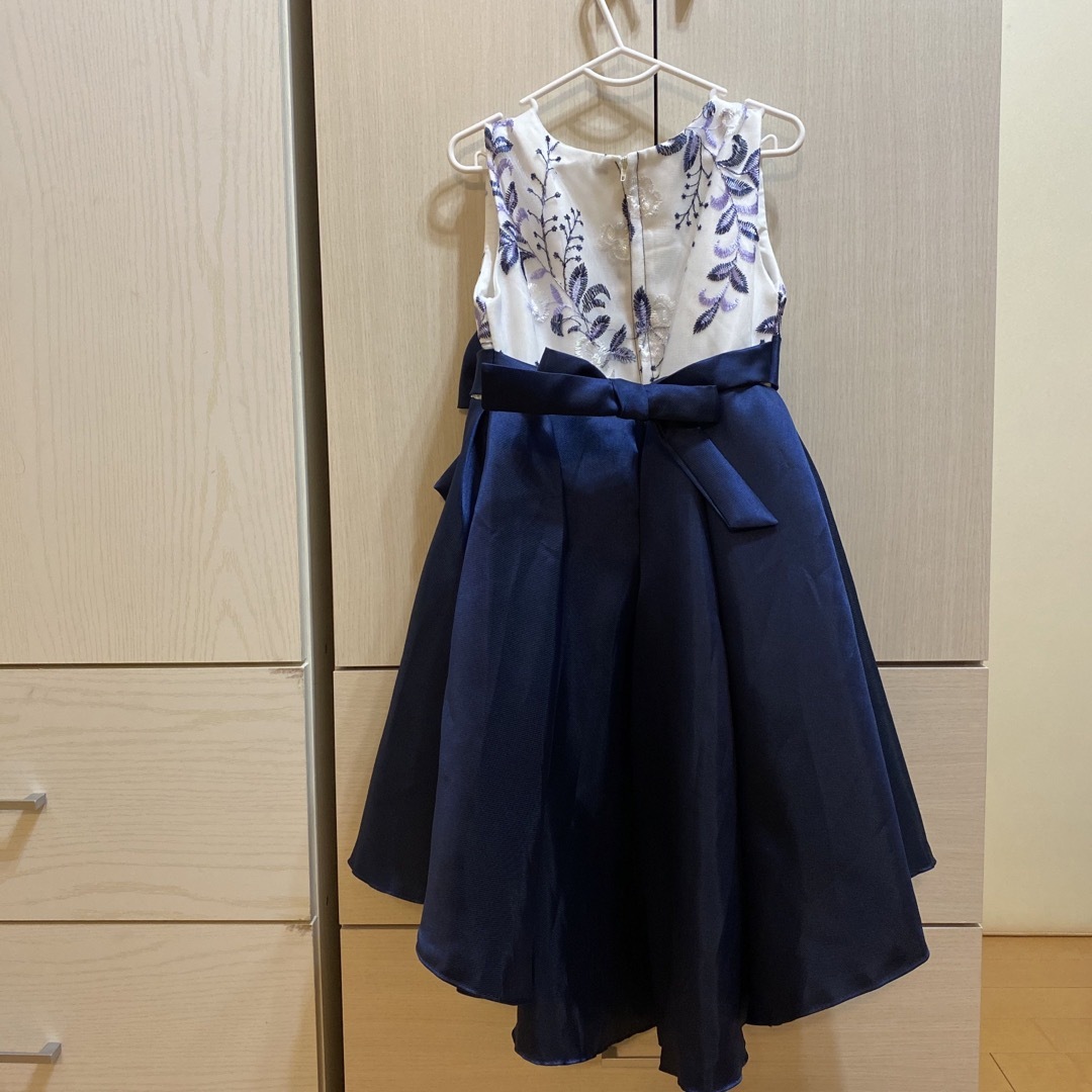 子どもドレス【リボン】 キッズ/ベビー/マタニティのキッズ服女の子用(90cm~)(ドレス/フォーマル)の商品写真