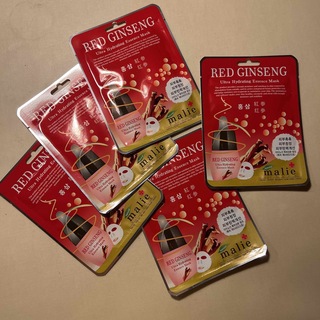 RED GINSENG ウルトラ ハイドレーティング エッセンス マスク ×5枚(パック/フェイスマスク)