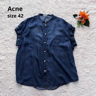 アクネ(ACNE)の大きめサイズ♪Acne＊アクネ　デニムシャツ　ヴィンテージ　ゆったり　42(シャツ/ブラウス(半袖/袖なし))