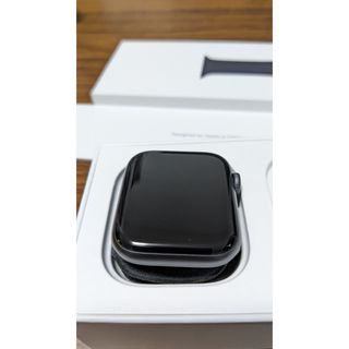 アップルウォッチ(Apple Watch)の美品 Apple Watch 4 GPS 44 スペースグレイMU6D2J/A(腕時計(デジタル))