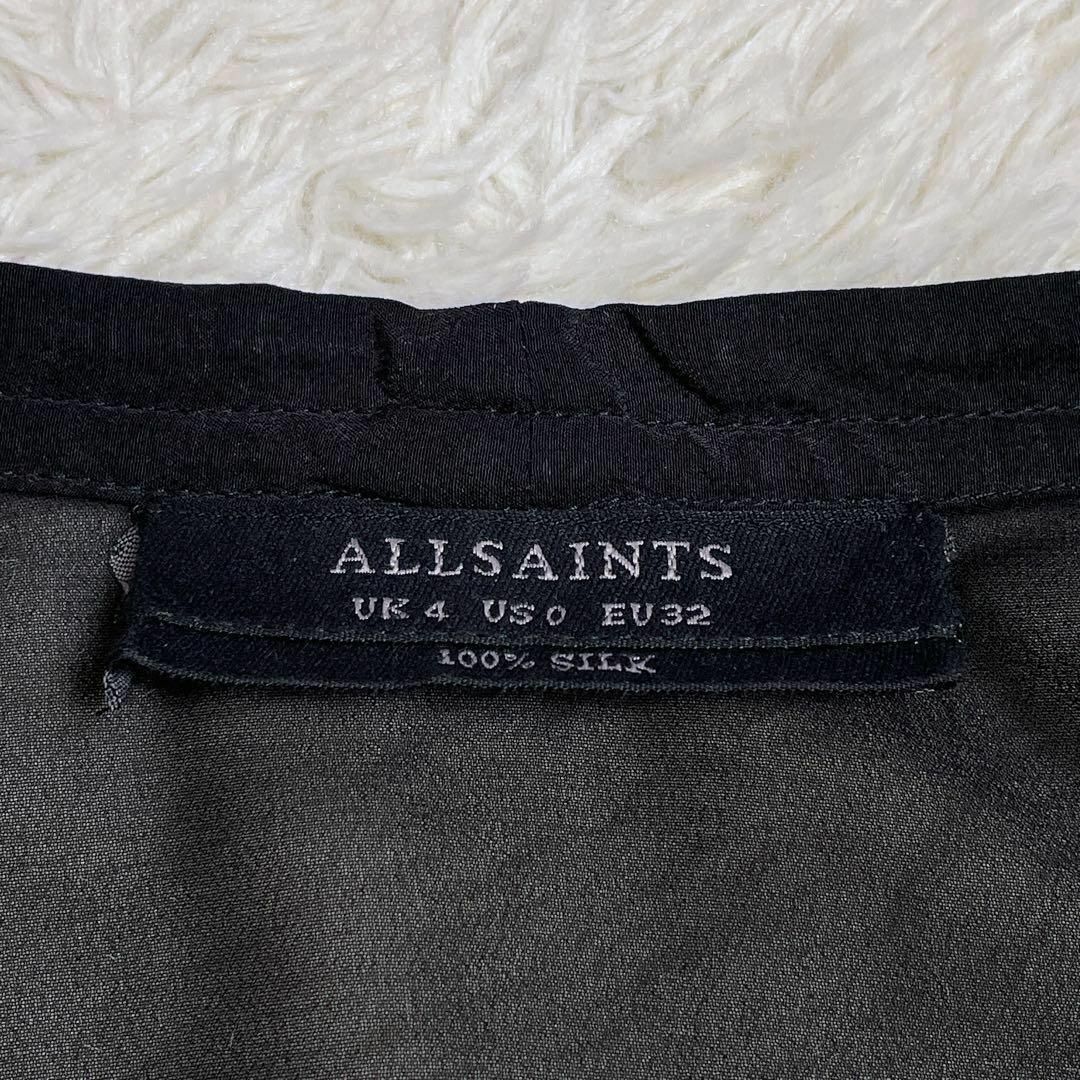 All Saints(オールセインツ)のALL SAINTS＊オールセインツ　JAYDA DRESS　ワンピース　シルク レディースのワンピース(ひざ丈ワンピース)の商品写真