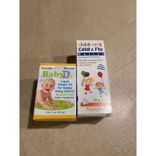 ベビービタミンD3ドロップ　子ども用 Cold ＆ Flu Relief(その他)