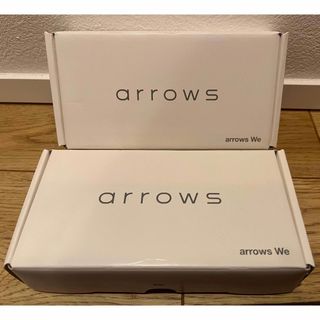 アローズ(arrows)のarrows We FCG01 ホワイト/ブラック(スマートフォン本体)