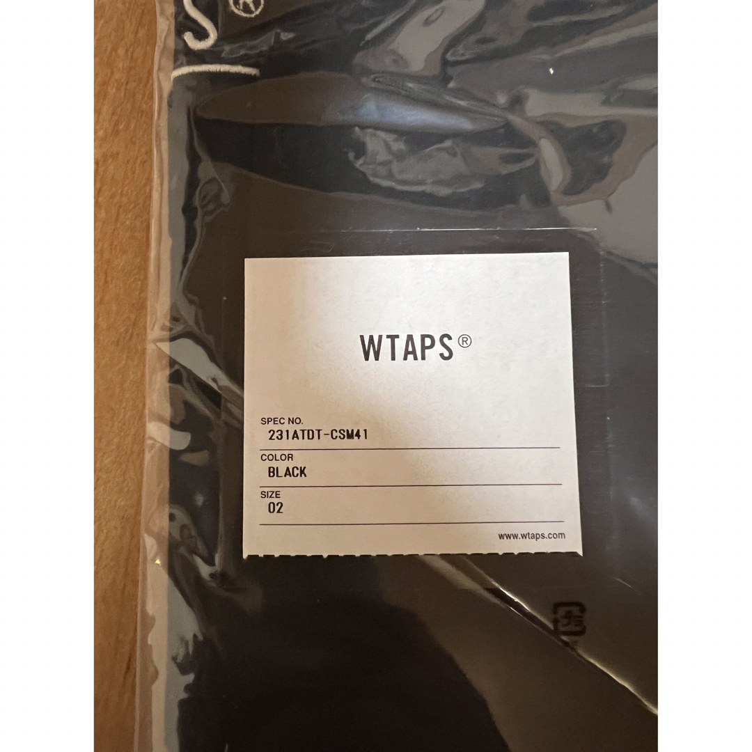 W)taps(ダブルタップス)のwtaps SAC 02 SS COTTON. CREVASSE 黒 Mサイズ メンズのトップス(Tシャツ/カットソー(半袖/袖なし))の商品写真