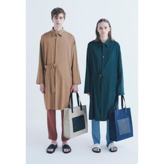 STUDIOUS - 【美品】クルニ　CULLNI　タイロッケン ロングシャツコート　ブラウン　2