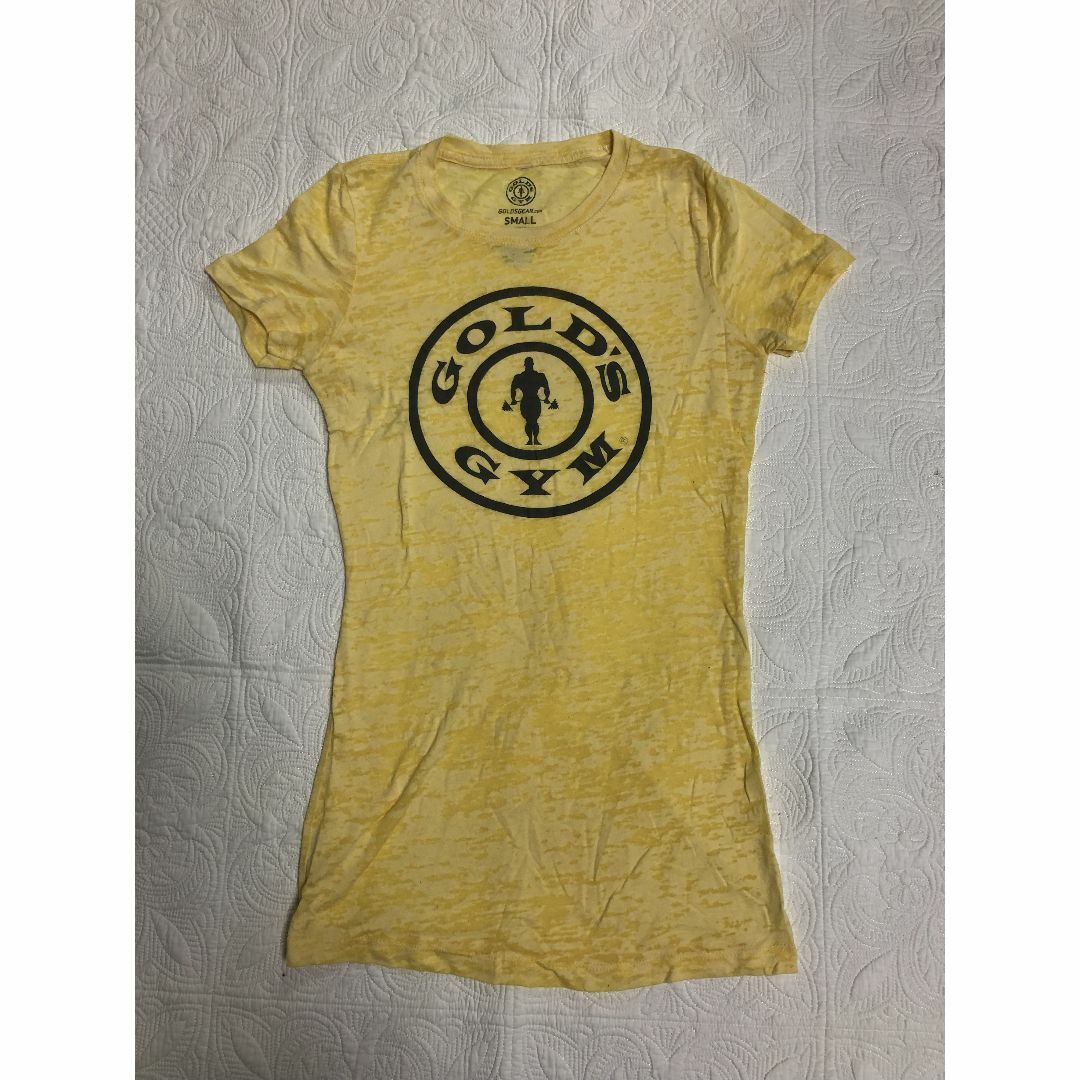 ゴールドジム GOLD'S GYM Tシャツ トップス イエロー レディースのトップス(Tシャツ(半袖/袖なし))の商品写真