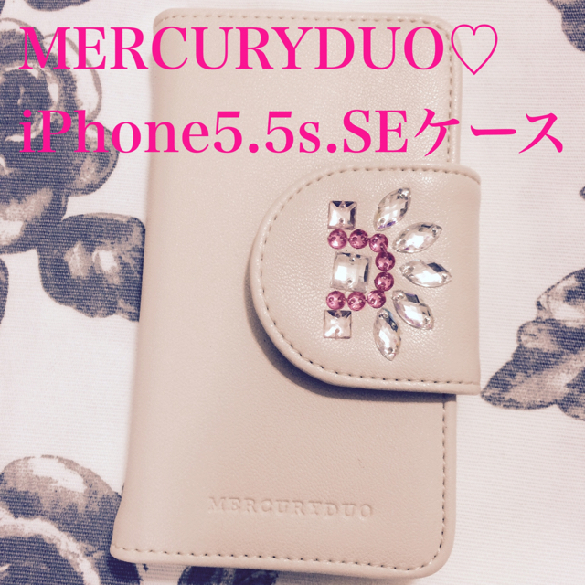 MERCURYDUO(マーキュリーデュオ)の週末限定値下げ♡新品同様♡MARCURYDUO♡iPhone5.5s.SEケース ハンドメイドのスマホケース/アクセサリー(スマホケース)の商品写真