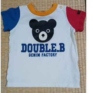 ダブルビー(DOUBLE.B)のミキハウス　Tシャツとパンツ80サイズ＆クジラさんの服(Ｔシャツ)