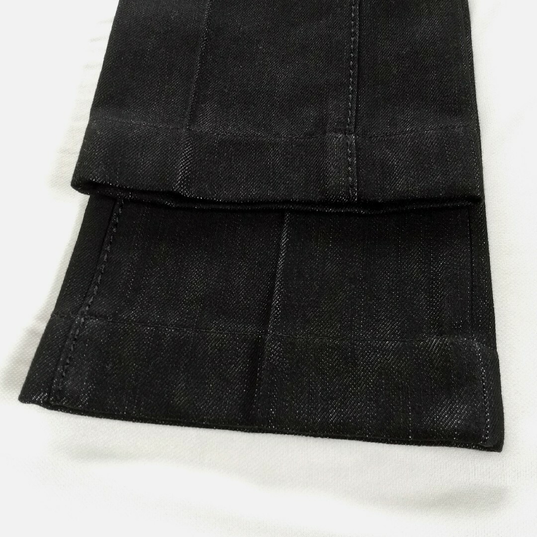 美品 ダブルスタンダードクロージング デニム 黒 光沢