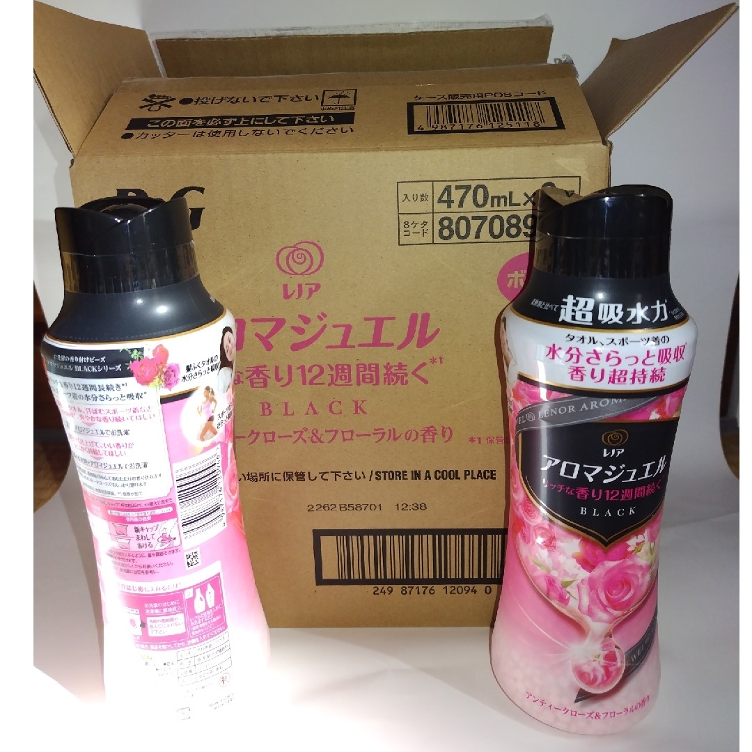 レノア アロマジュエルアンティークローズ&フローラルの香り470ml x 6