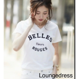 ラウンジドレス(Loungedress)のラウンジドレス プリントTシャツ Loungedress(Tシャツ(半袖/袖なし))