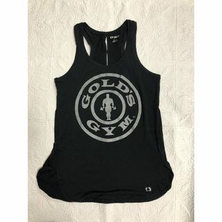 ゴールドジム GOLD'S GYM タンクトップ ブラック(トレーニング用品)