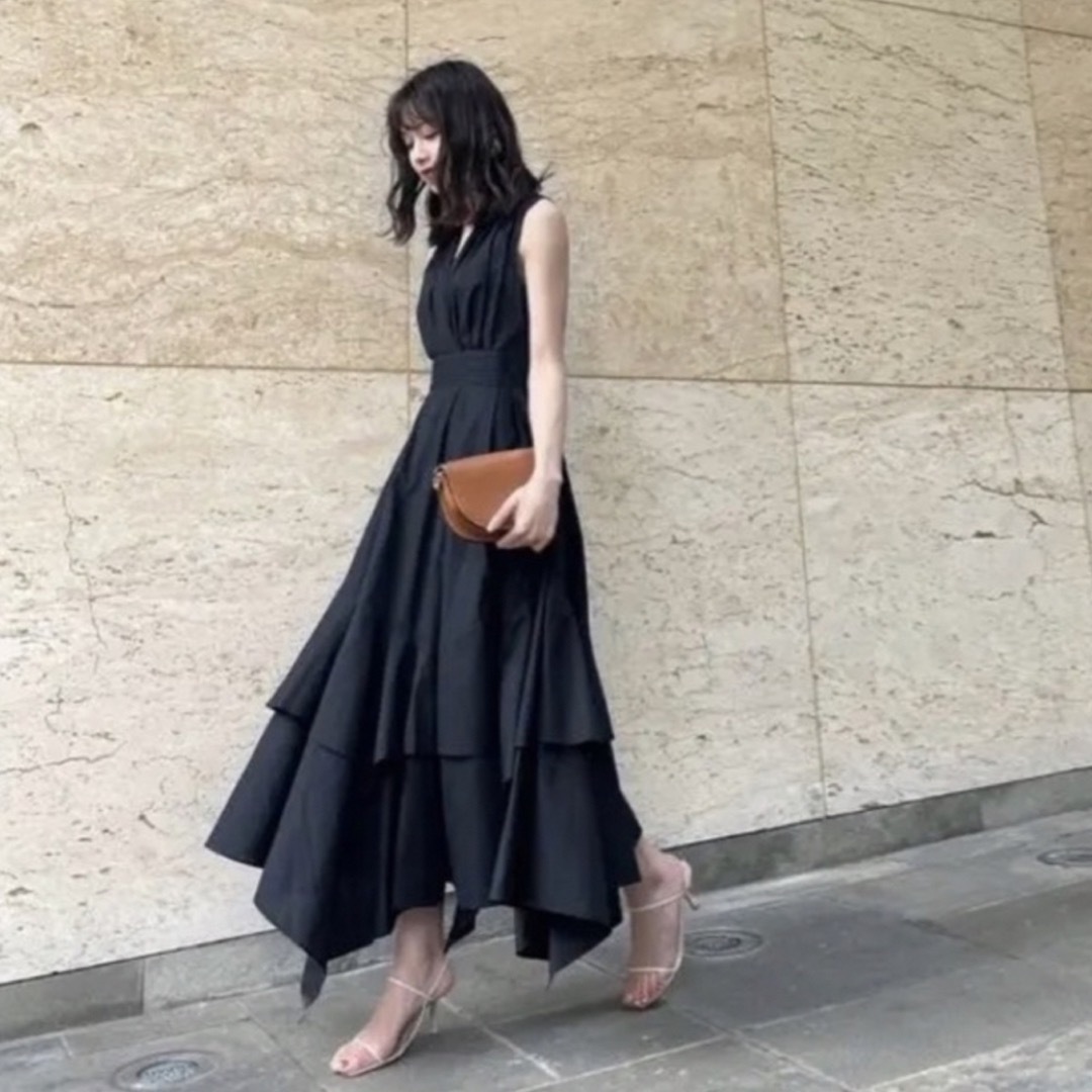 ánuans - l'or Volume Shirt Dress black ánuans - l'or Volume Shirt Dress black