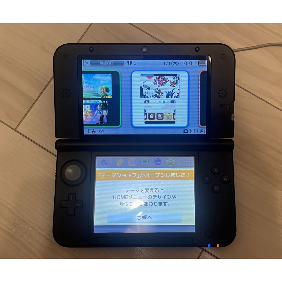 ニンテンドー3DS - Nintendo 3DS LL 本体ブルー/ブラック おまけソフト ...
