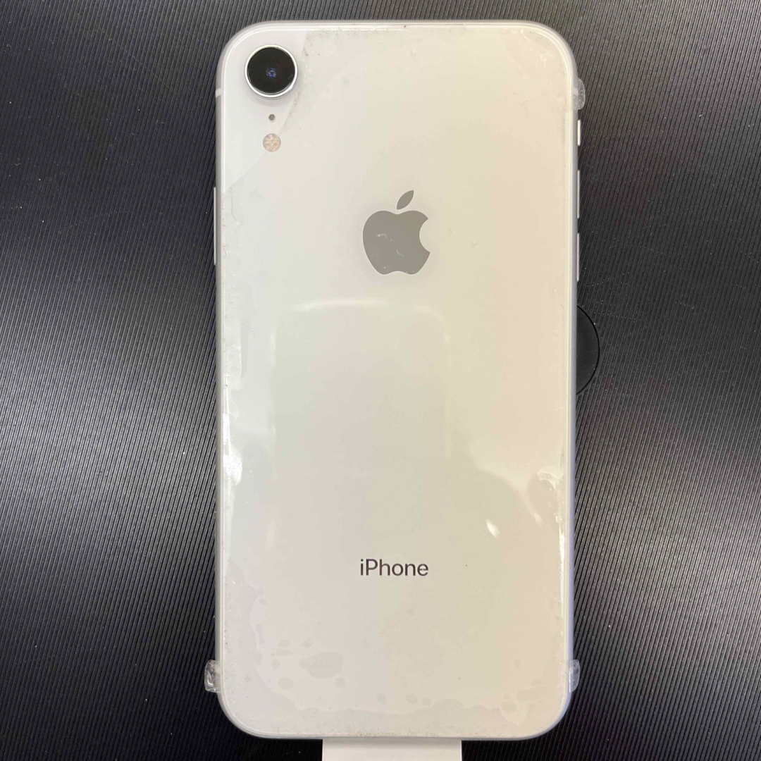 値下【美品】iphoneXR 128GB ホワイト SIMフリー