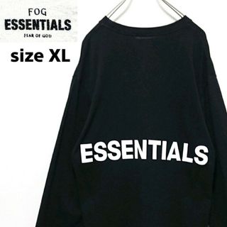 メール便指定可能 フィアオブゴッド バック プリント ブラック