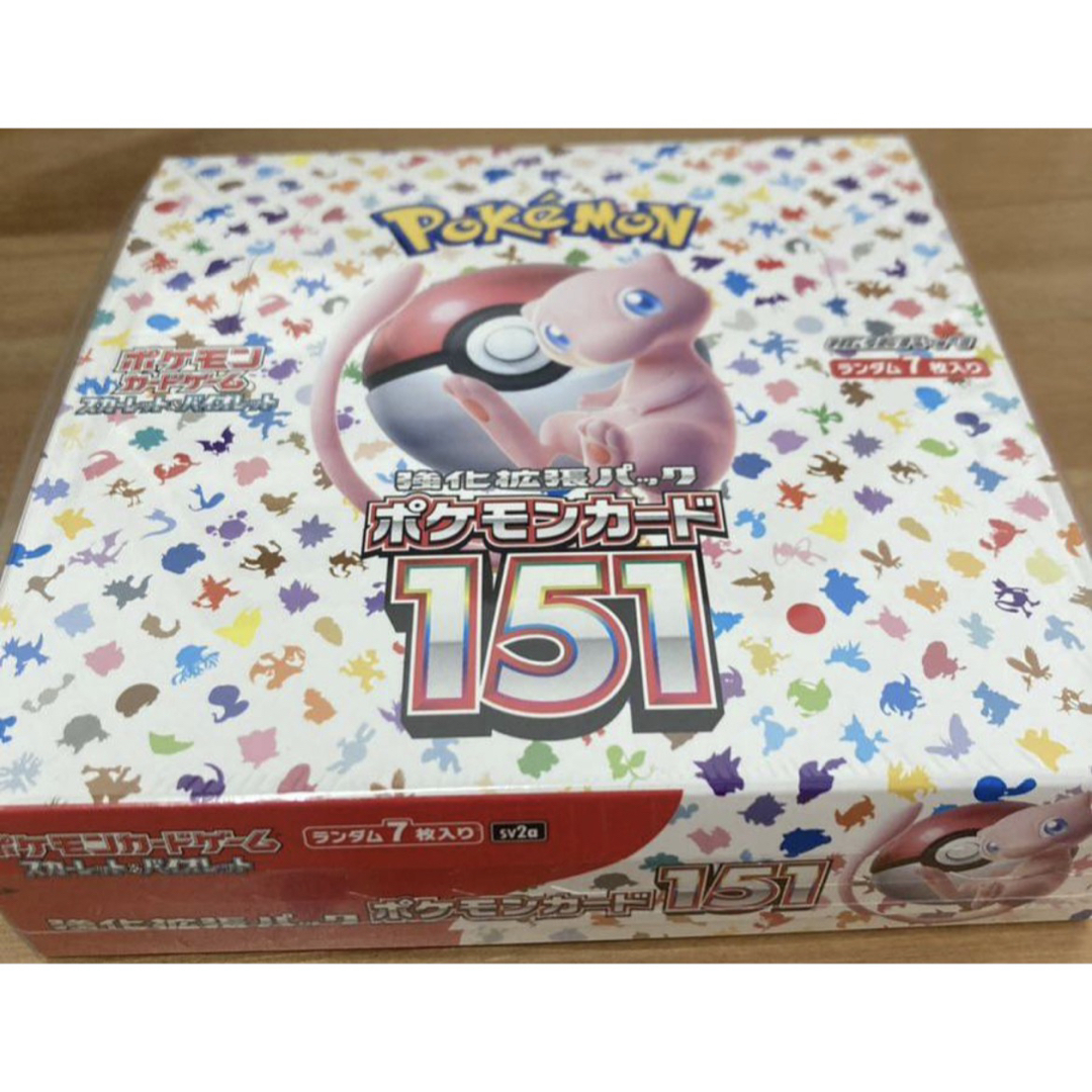 公式特典付 ポケモンカードゲーム ポケカ 151 1BOX分 20パック 製造