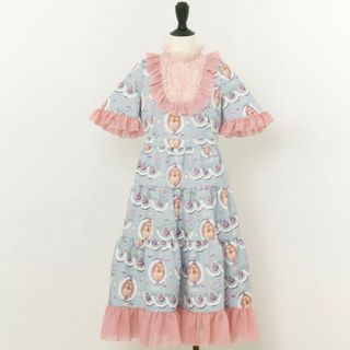 Q♡　キュー　可愛い半袖ワンピース★Mサイズ相当★新品未着用★超美品