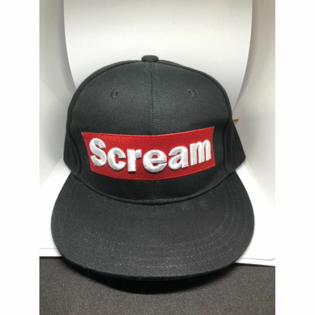 ノーブランドキャップ！＃なんと#Screamロゴ#ハロウィン 男女 メンズの帽子(キャップ)の商品写真