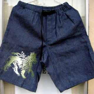 Jah Lion ライオン Denim デニム クライミング ショーツ レゲエ(ショートパンツ)