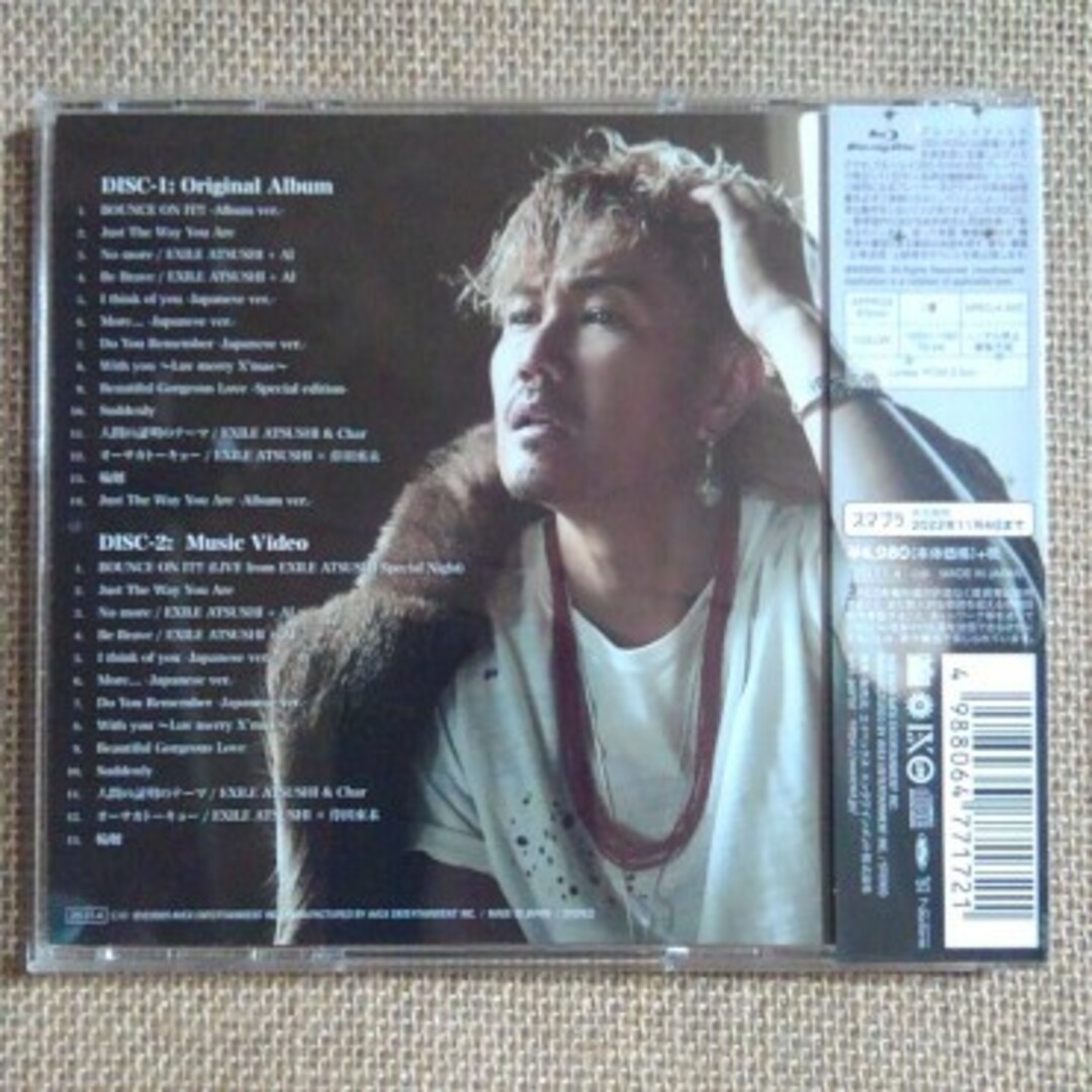 EXILE(エグザイル)のEXILE ATSUSHI「40 ～forty～」CD+Blu-ray エンタメ/ホビーのCD(ポップス/ロック(邦楽))の商品写真