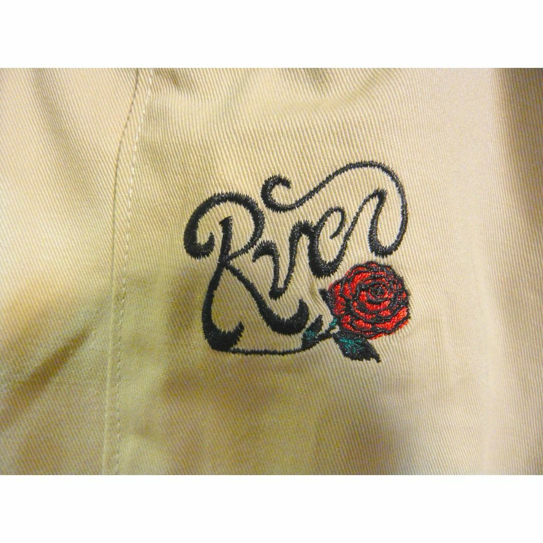 美品 RVCA 薔薇刺繍 MA-1