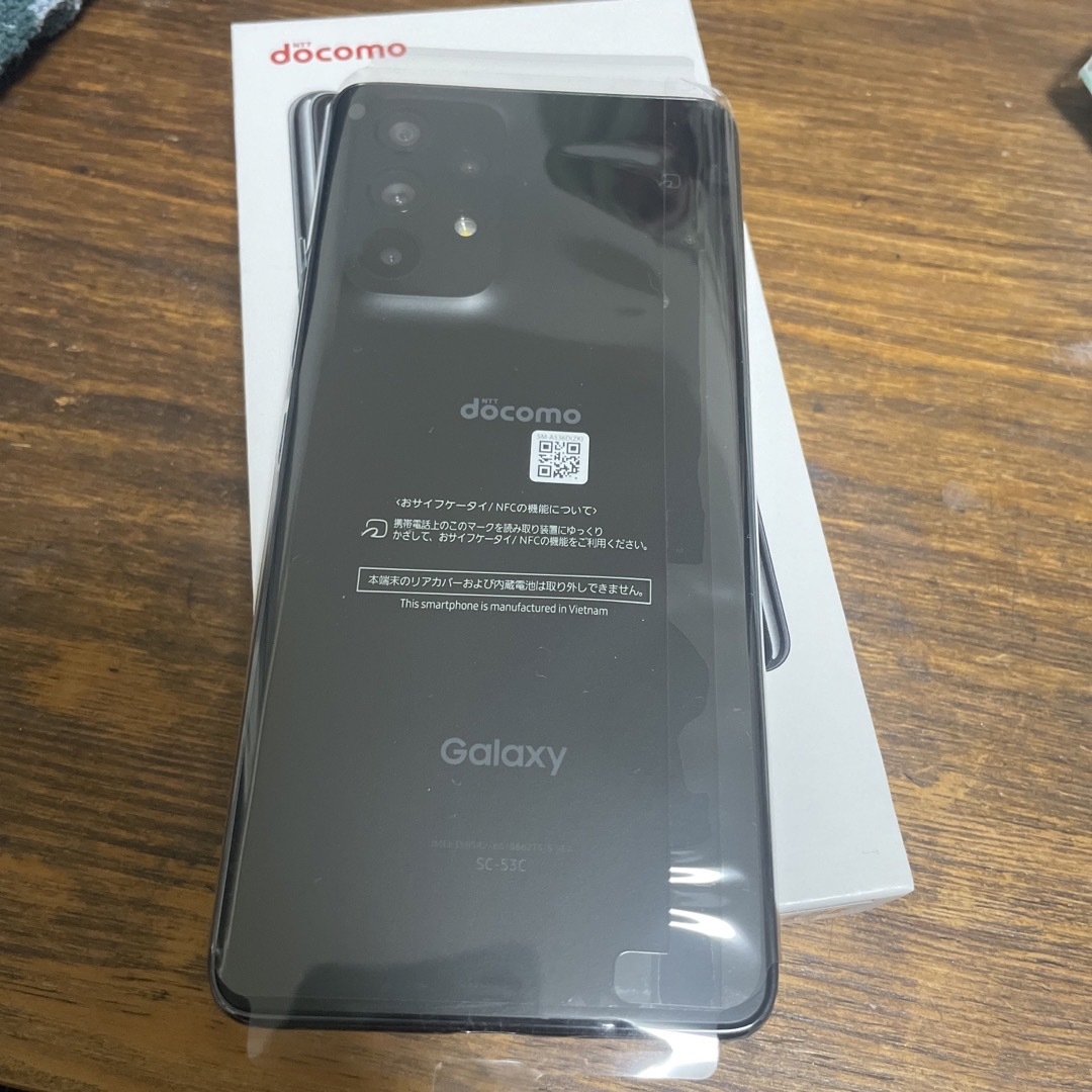 Galaxy(ギャラクシー)のSAMSUNG Galaxy A53 5G SC-53C オーサムブラック スマホ/家電/カメラのスマートフォン/携帯電話(スマートフォン本体)の商品写真