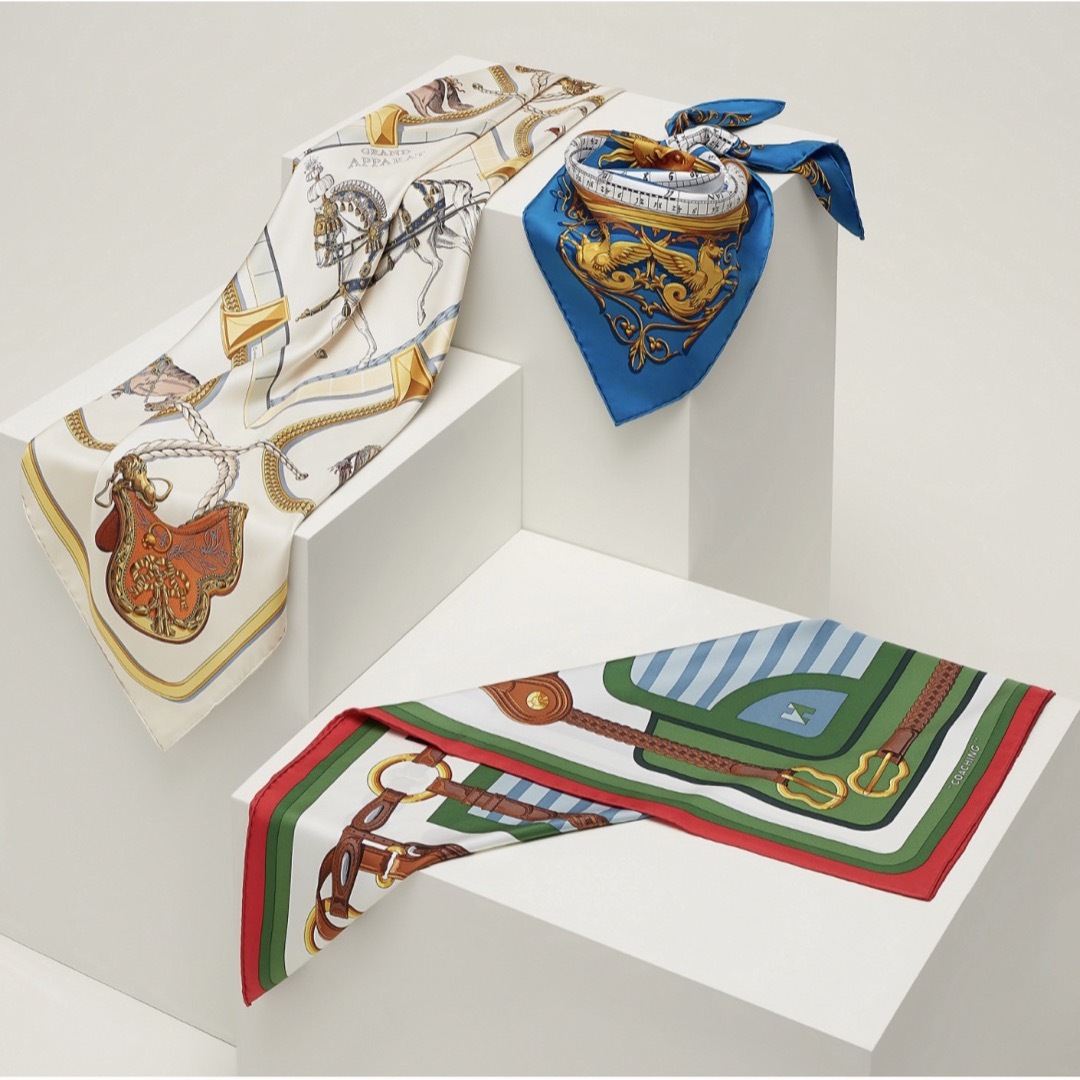 新品 新作 エルメス HERMES スカーフ カレ 90 《グラン.アパラ》