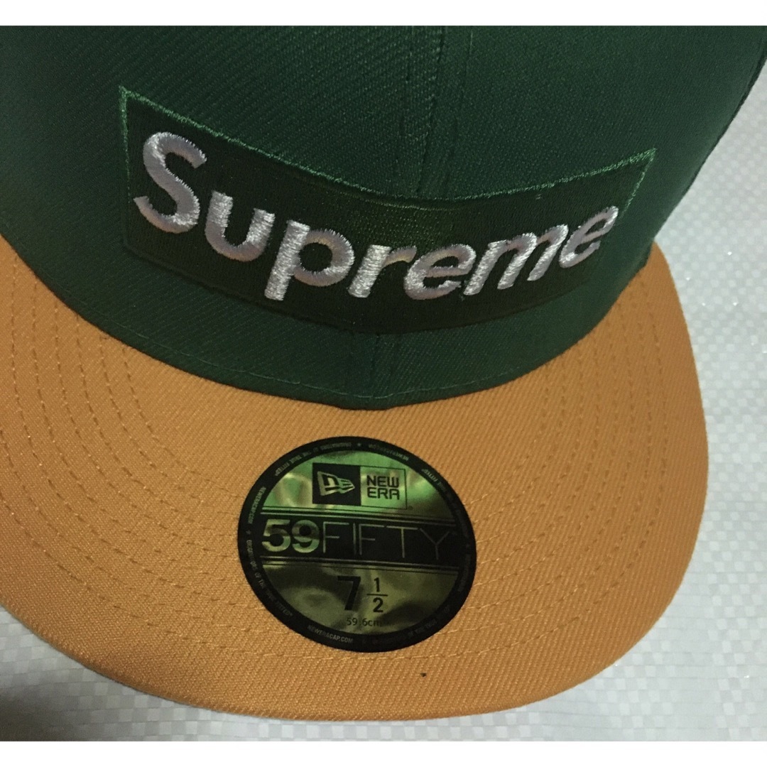 Supreme(シュプリーム)のSupreme 2-Tone Box Logo New Era Green  メンズの帽子(キャップ)の商品写真