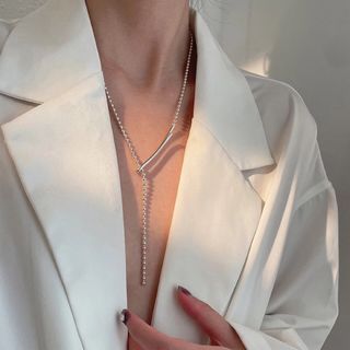 エディットフォールル(EDIT.FOR LULU)の【新品】ball chain necklace / silver(ネックレス)