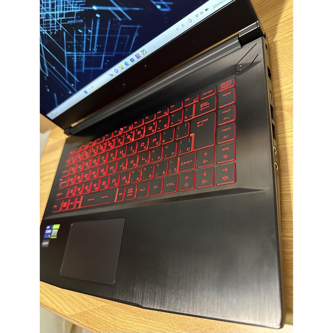MSI ゲーミングパソコン Corei7-11800H RTX3050Ti