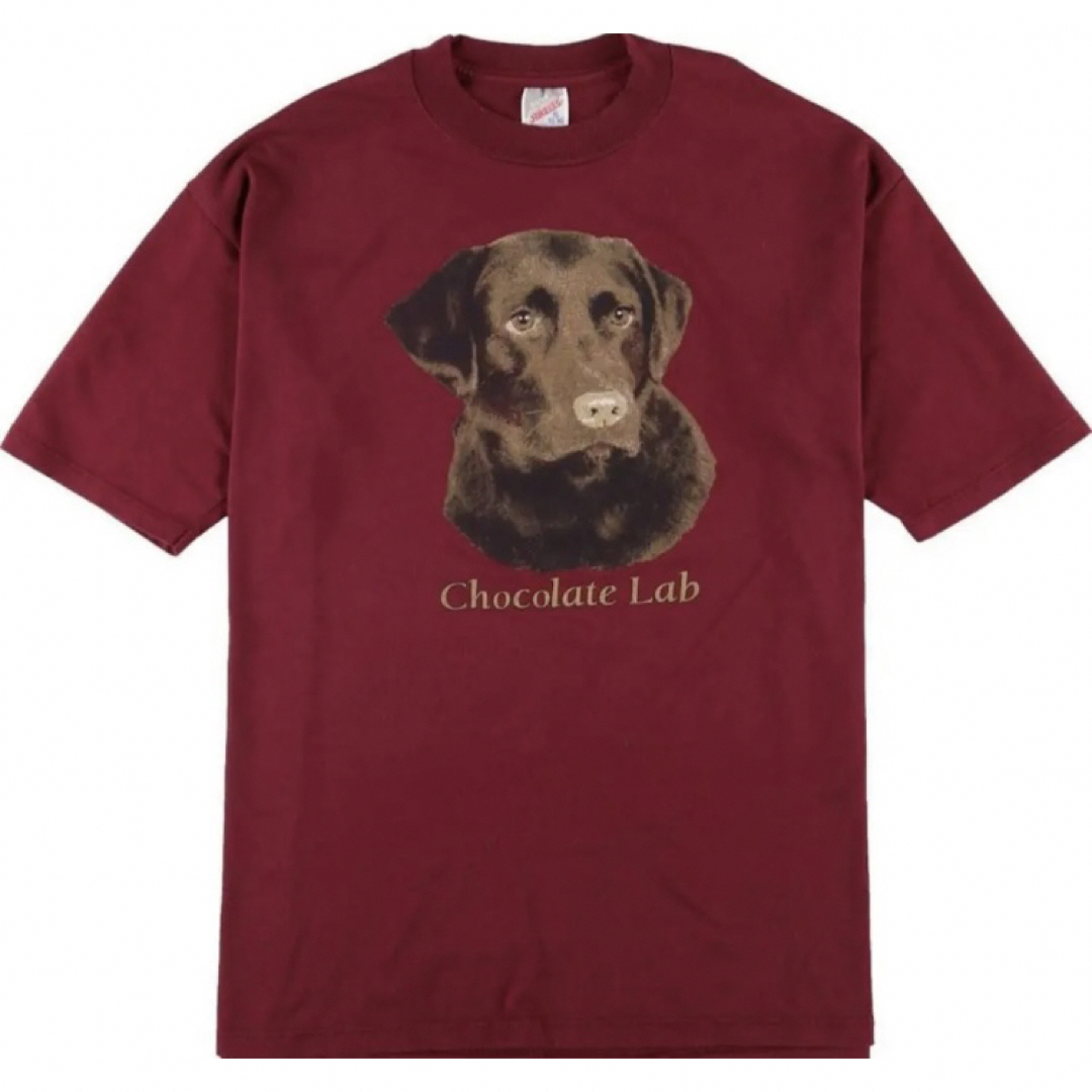 JERZEES - 犬tシャツ ラブラドールレトリバー チョコラブ 古着の通販