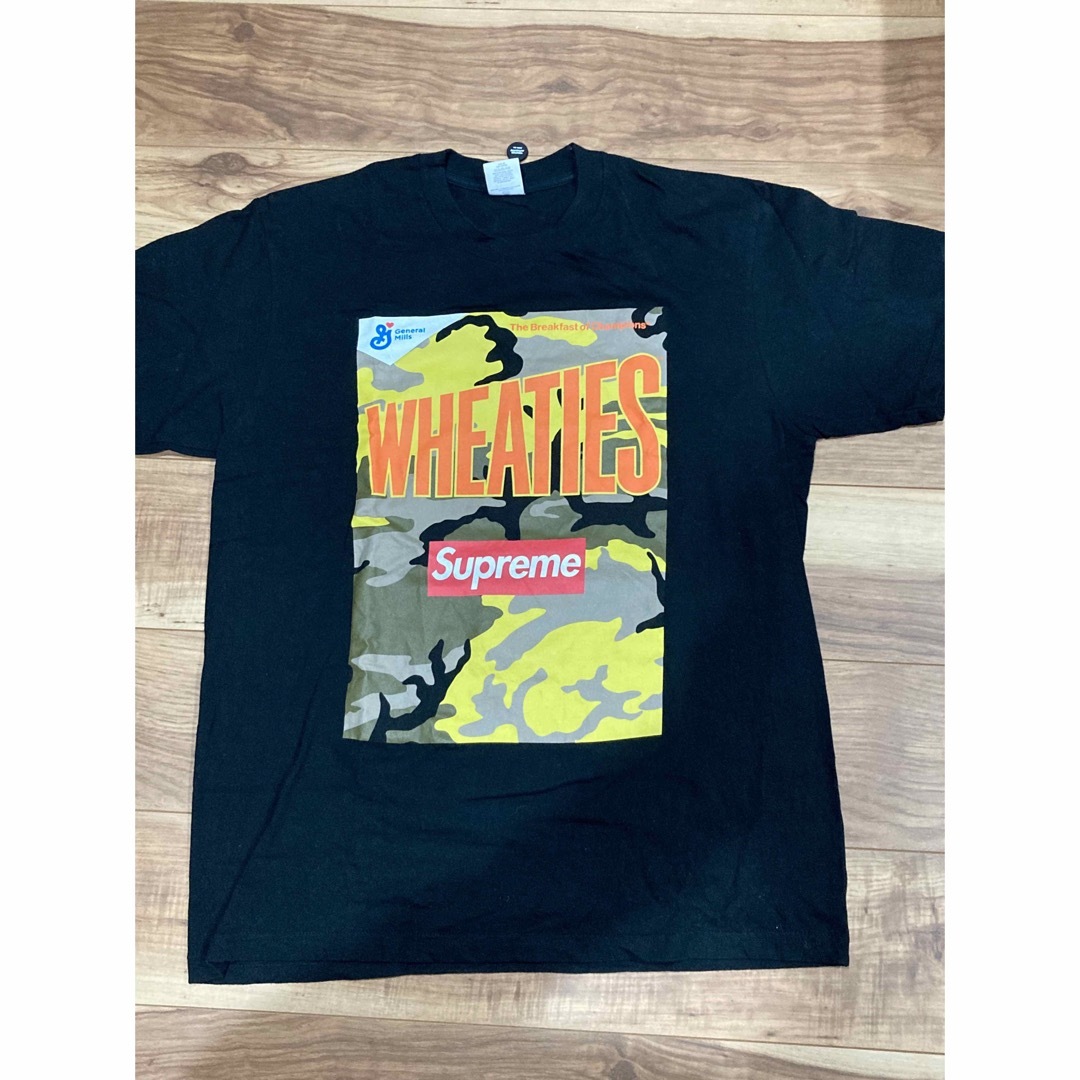 Supreme Wheaties Tee  BLACK