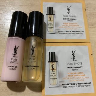 イヴサンローランボーテ(Yves Saint Laurent Beaute)のYSL  ピュアショットナイトセラム　ライトセラム　美容液　おまけ付き(美容液)