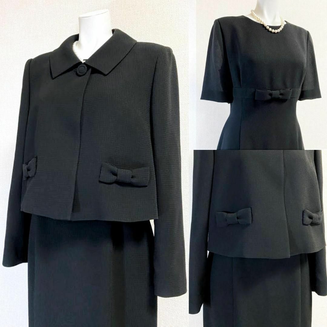 完成品 ◇当日発送可能【美品】ユキトリイ 高級喪服礼服 ワンピース