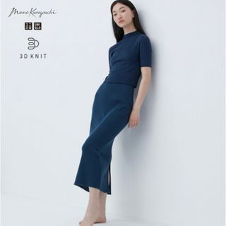 ユニクロ(UNIQLO)のユニクロ　3Dリブロングスカート(ロングスカート)