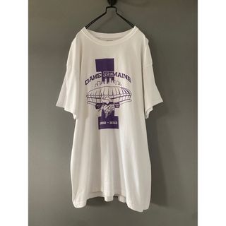 古着 ビンテージ  白 Tシャツ ビックXL GAME REMAINS 紫 希少(Tシャツ/カットソー(半袖/袖なし))