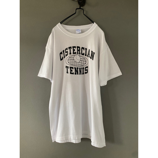 ビンテージ 90s ホワイト 白 カレッジロゴ Tシャツ テニス 美品