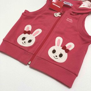 新品♡80㎝ うさこちゃん ニットベスト ミキハウス