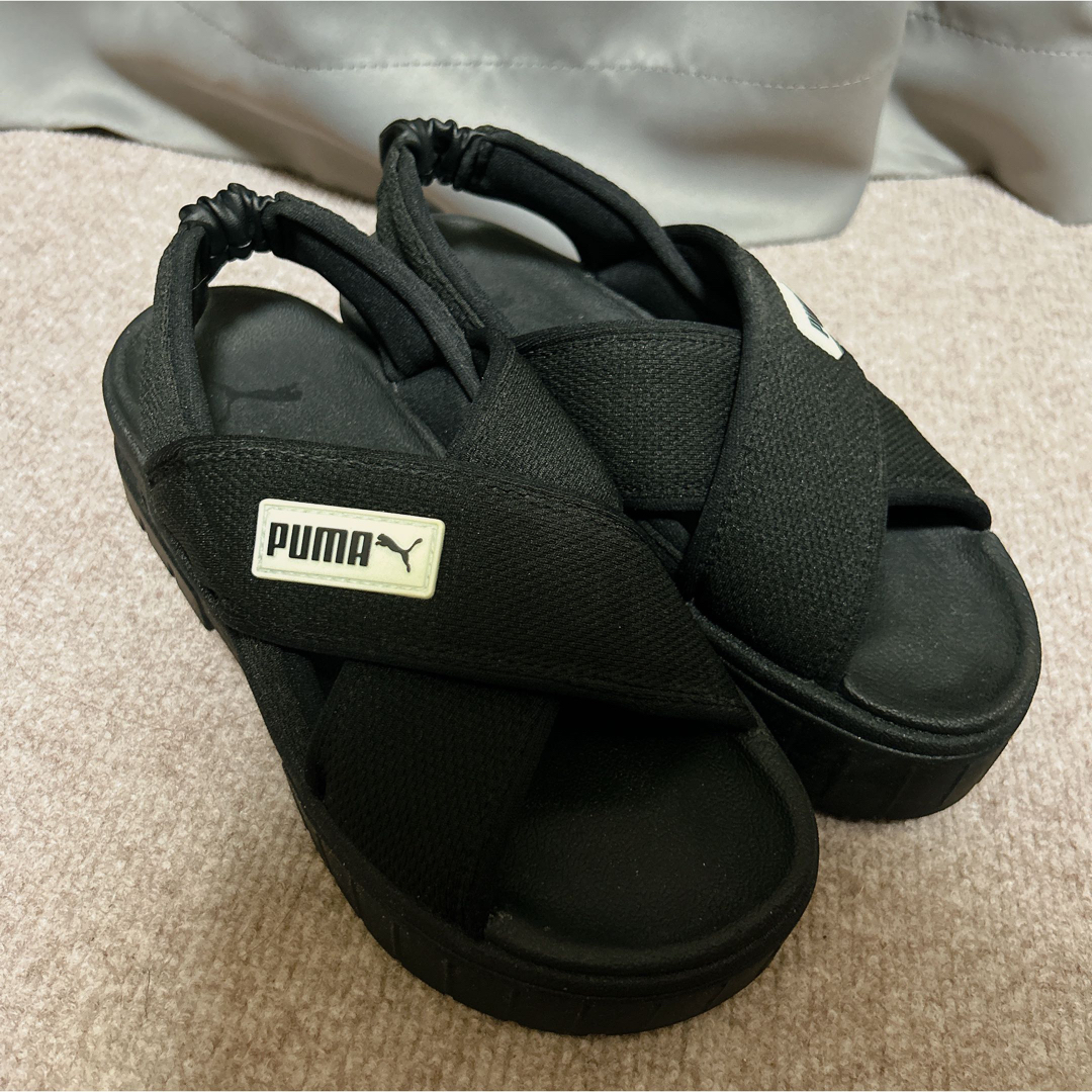 PUMA - PUMA 厚底サンダル ブラックの通販 by cyopi｜プーマならラクマ