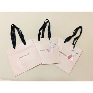 ジルスチュアート(JILLSTUART)のJILLSTUART ジルスチュアート ショッパー　ショップバッグ　小　3点(ショップ袋)