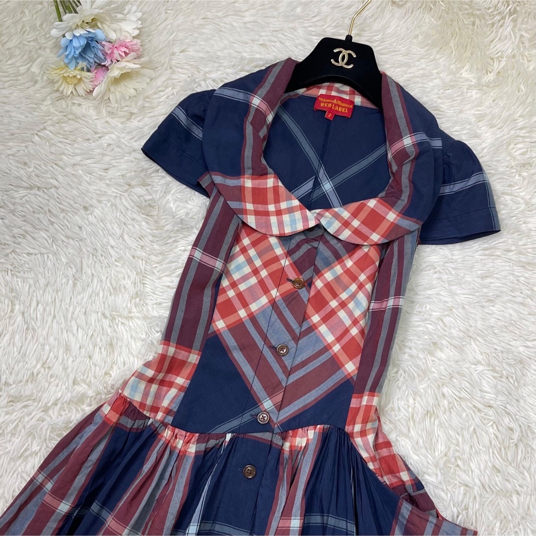 Vivienne Westwood 人気♡ヴィヴィアンウエストウッド 変形 チェック