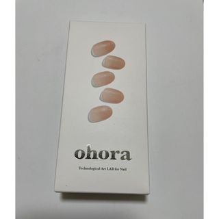 オホーラ(ohora)のohora オホーラ　ジェルネイルシール　N Mild latte:ND-018(ネイル用品)